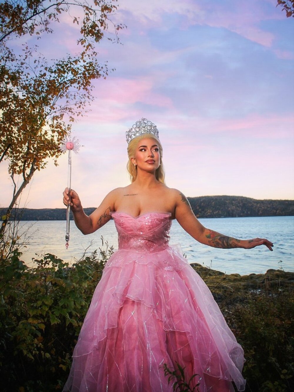 "Wicked" Pink Glinda Gown